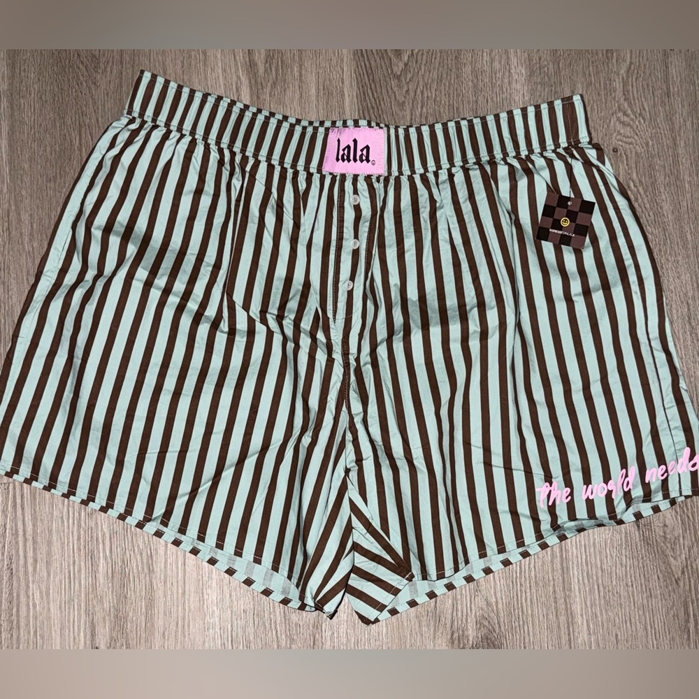 Dressed In LaLa Carnival Stripe Boxer Shorts